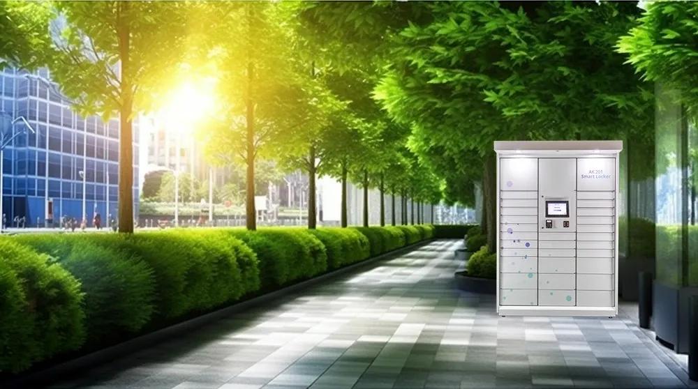 Waterproof Outdoor Parcel Lockers defying the harshest weather conditions